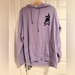 Lavander Purple Hoodie with Skull Logo